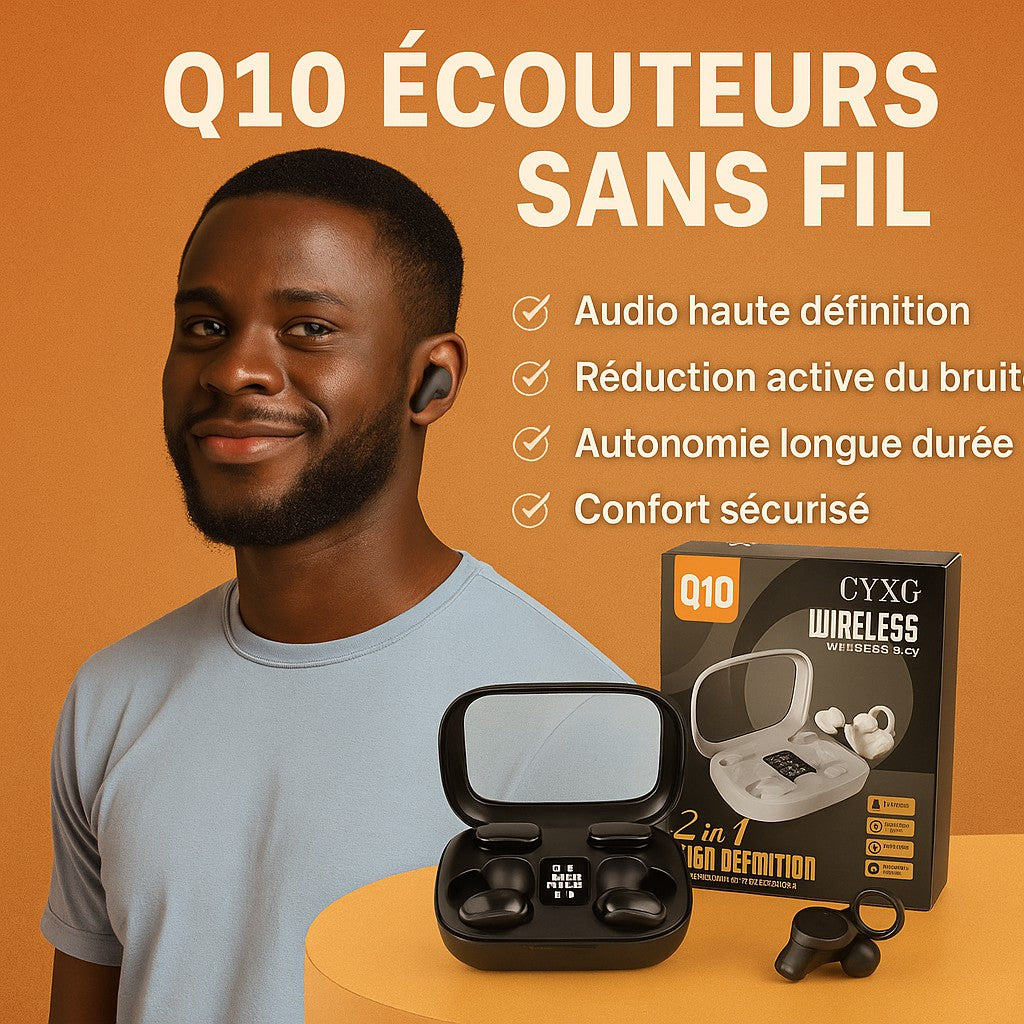 🛒 𝐂𝐘𝐗𝐆 𝐐𝟏𝟎 E𝐜𝐨𝐮𝐭𝐞𝐮𝐫𝐬 𝐁𝐥𝐮𝐞𝐭𝐨𝐨𝐭𝐡 𝟐-𝐞𝐧-𝟏 𝐚𝐯𝐞𝐜 é𝐜𝐫𝐚𝐧 𝐝𝐢𝐠𝐢𝐭𝐚𝐥 𝐞𝐭 𝐏𝐨𝐰𝐞𝐫𝐛𝐚𝐧𝐤 𝐢𝐧𝐭é𝐠𝐫é