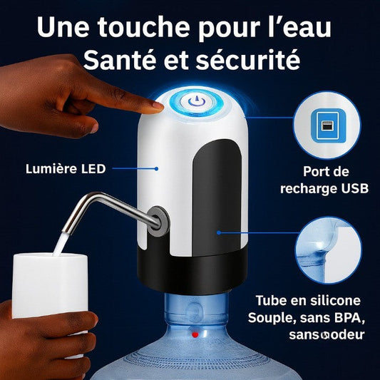 𝐏𝐮𝐫𝐞𝐆𝐨𝐮𝐭𝐭𝐞 𝐌𝐨𝐭𝐢𝐨𝐧™ (Distributeur Automatique d’Eau  Rechargeable)