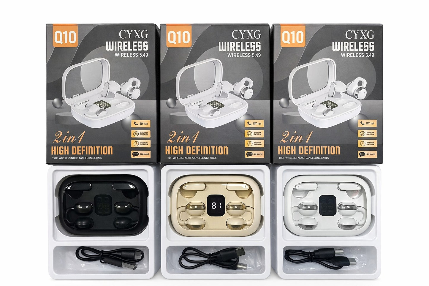 🛒 𝐂𝐘𝐗𝐆 𝐐𝟏𝟎 E𝐜𝐨𝐮𝐭𝐞𝐮𝐫𝐬 𝐁𝐥𝐮𝐞𝐭𝐨𝐨𝐭𝐡 𝟐-𝐞𝐧-𝟏 𝐚𝐯𝐞𝐜 é𝐜𝐫𝐚𝐧 𝐝𝐢𝐠𝐢𝐭𝐚𝐥 𝐞𝐭 𝐏𝐨𝐰𝐞𝐫𝐛𝐚𝐧𝐤 𝐢𝐧𝐭é𝐠𝐫é